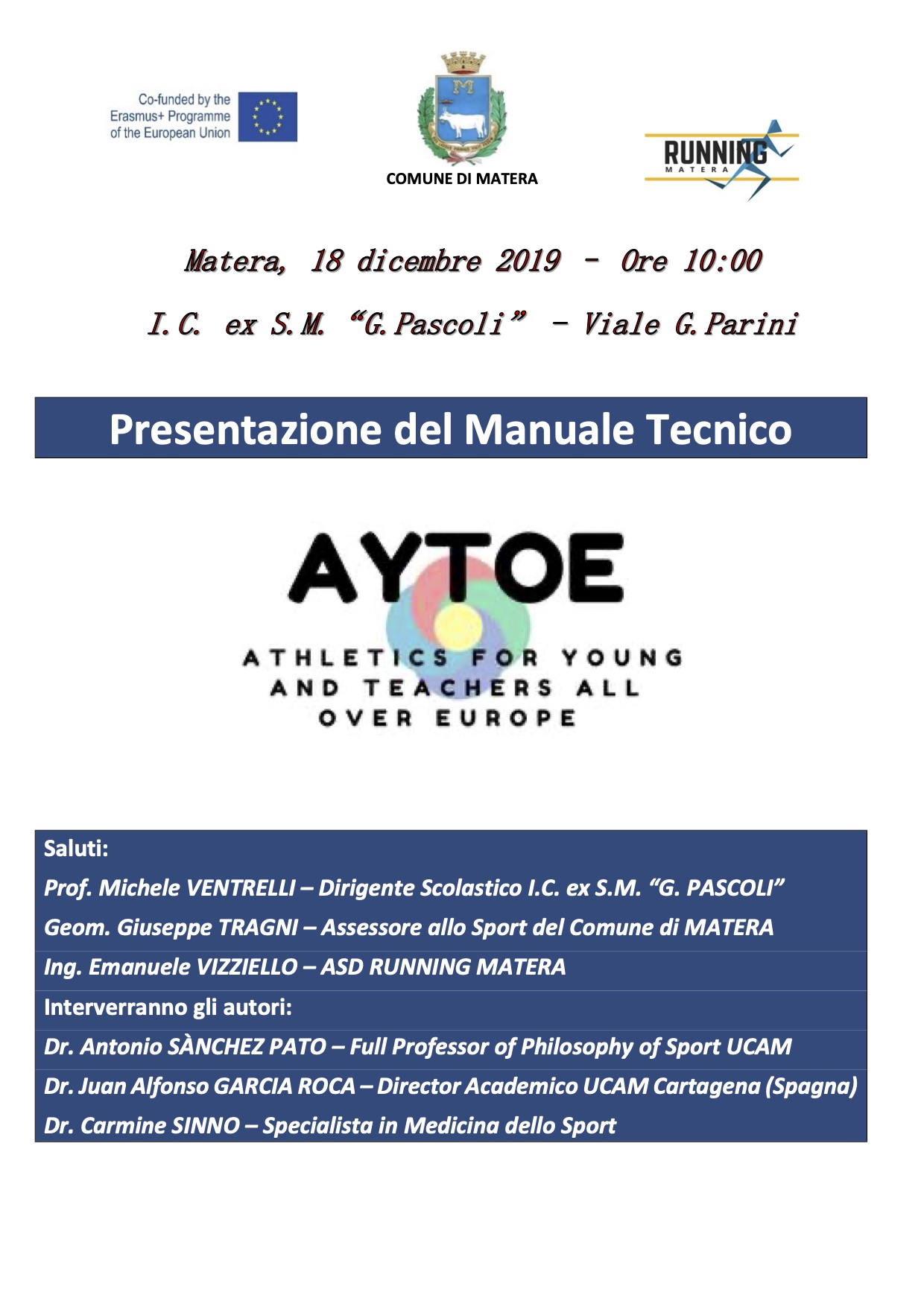 Presentazione del Manuale A.Y.T.O.E.