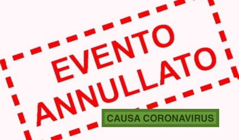 Eventi annullati