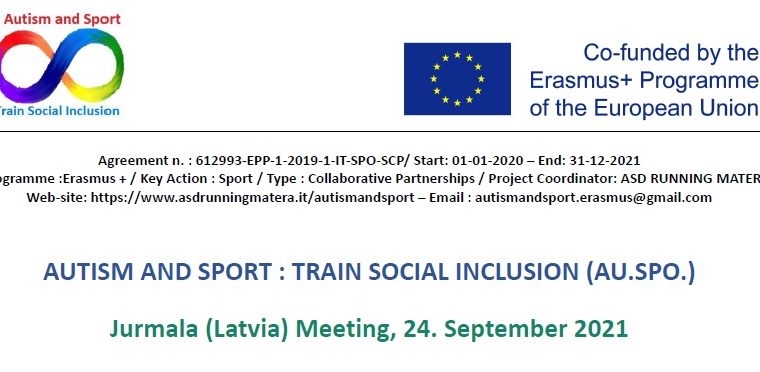 AU.SPO. – Transnational Meeting Jurmala (Latvia) 2021-09-24