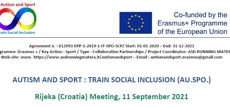 AU.SPO. – Transnational meeting – Rijeka (Croatia) 2021-09-11